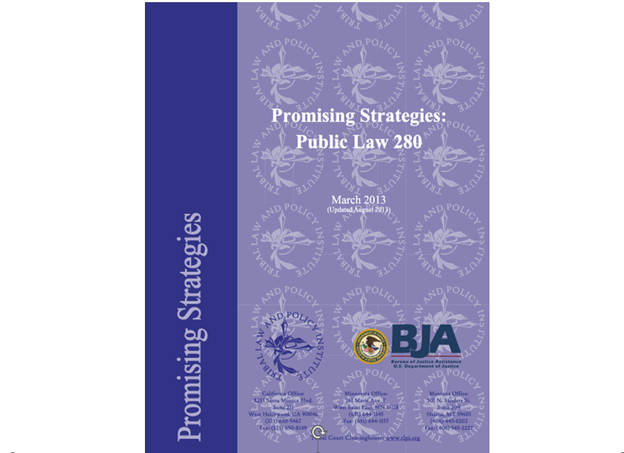 Promising Strategies in Public Law 280 (March 2013) Publication Cover