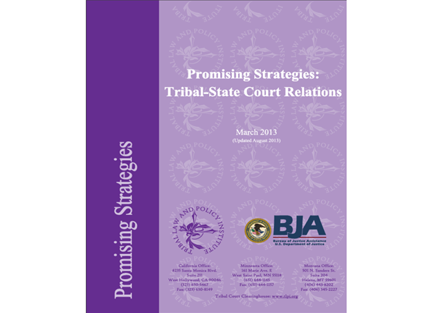 Promising Strategies in Tribal State Collaborations 2013 Publication Cover